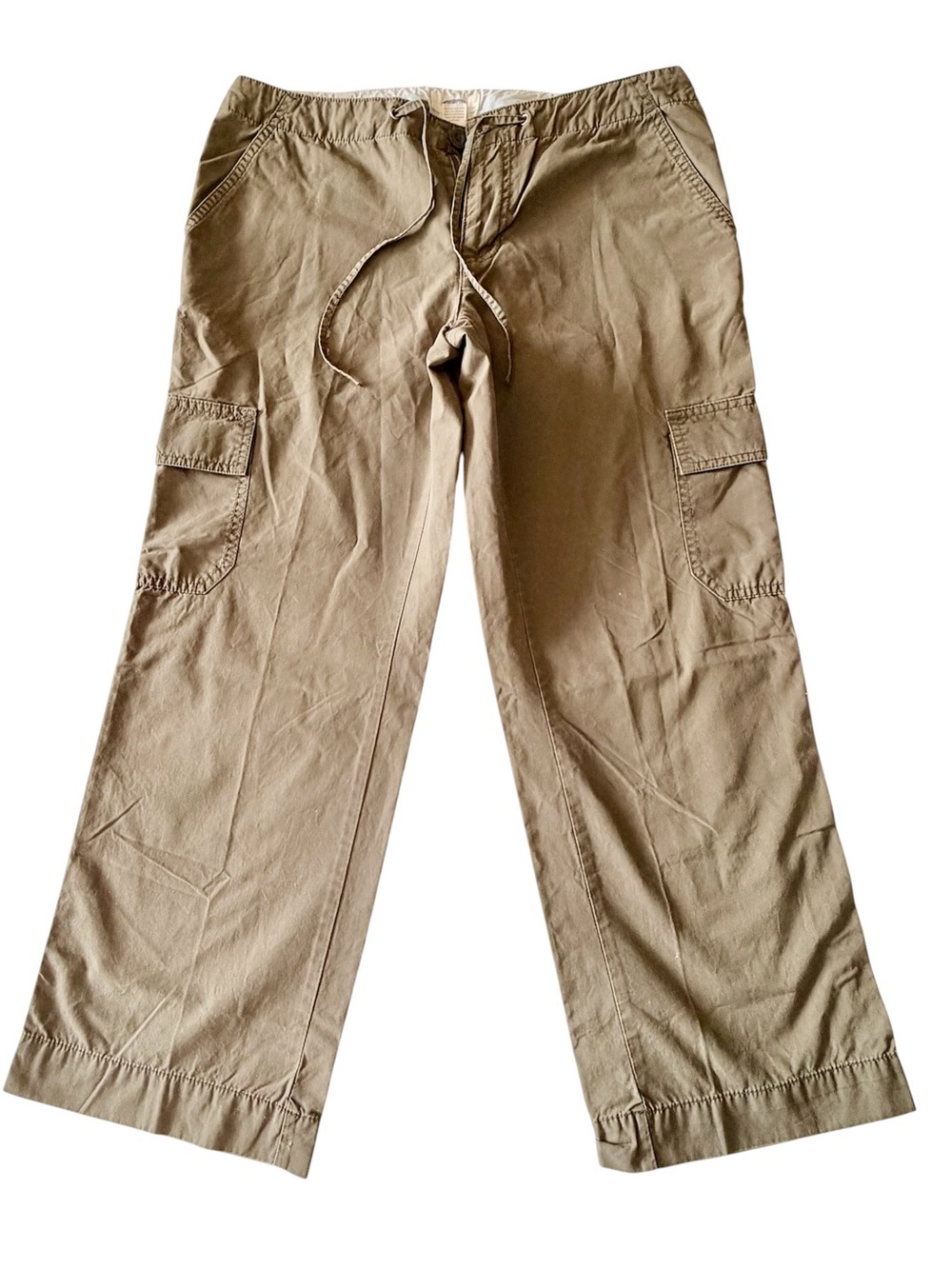 Old Navy Khaki Drawstring Cargo Women’s Pants Size 8